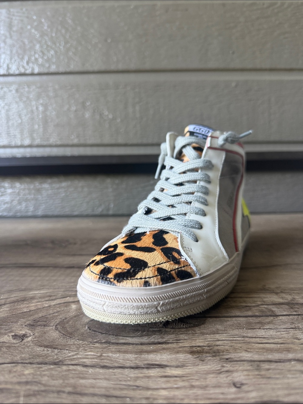 Golden Goose Women's White and Silver Sneakers size 38 - Picture 4 of 12